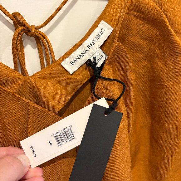 NWT Banana Republic viscose - linen mini dress - Picture 5 of 8